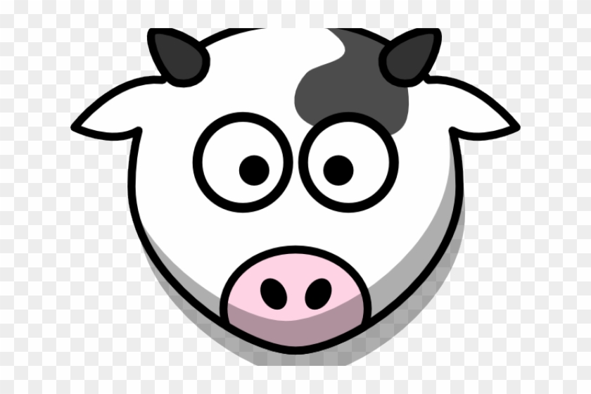Cow Face Cartoon - Cartoon Cow Head #1370643