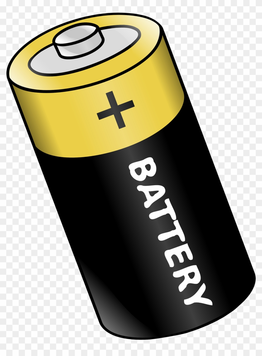 Energy Clipart Electric Current - Battery Png #1370644