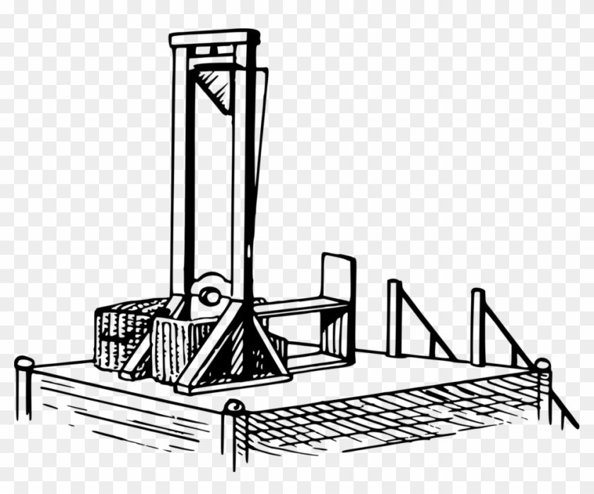 Guillotine Global Current Events Computer Icons Capital - Guillotine French Revolution Drawing #1370652