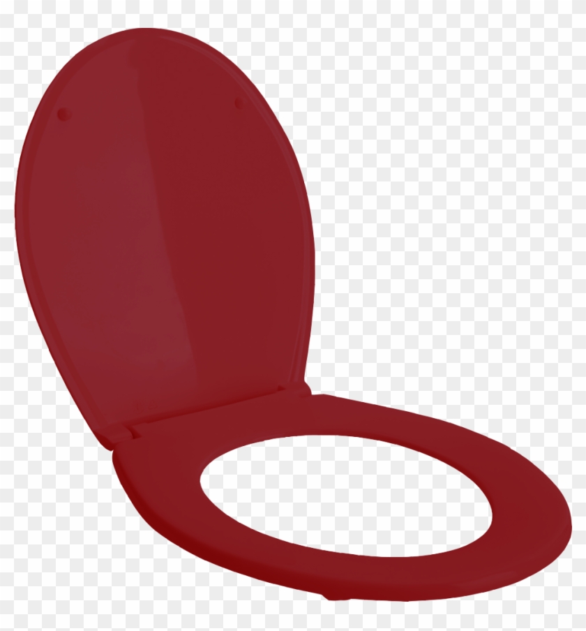 5970-07 Toilet Seat With L - Toalettsete Rødt #1370919