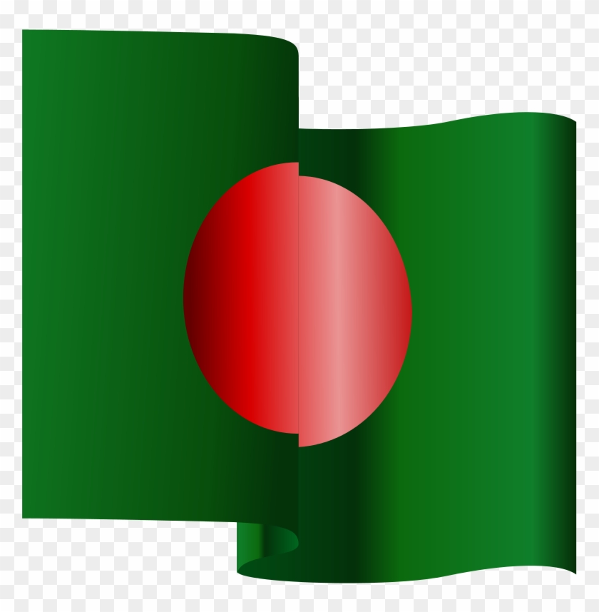 Free Wavy Bangladesh Flag - Flag Of Bangladesh #1370921