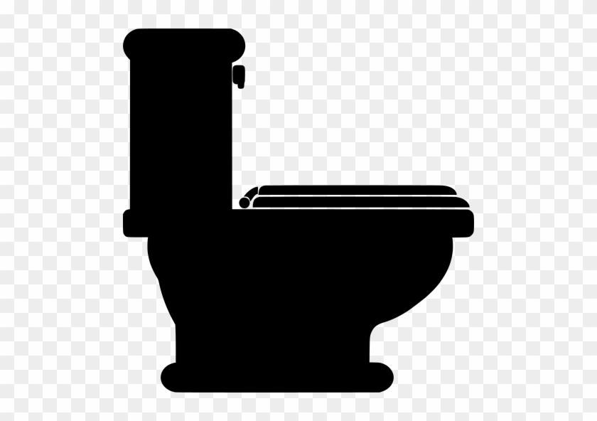 Svg Png - Toilet Silhouette #1370923