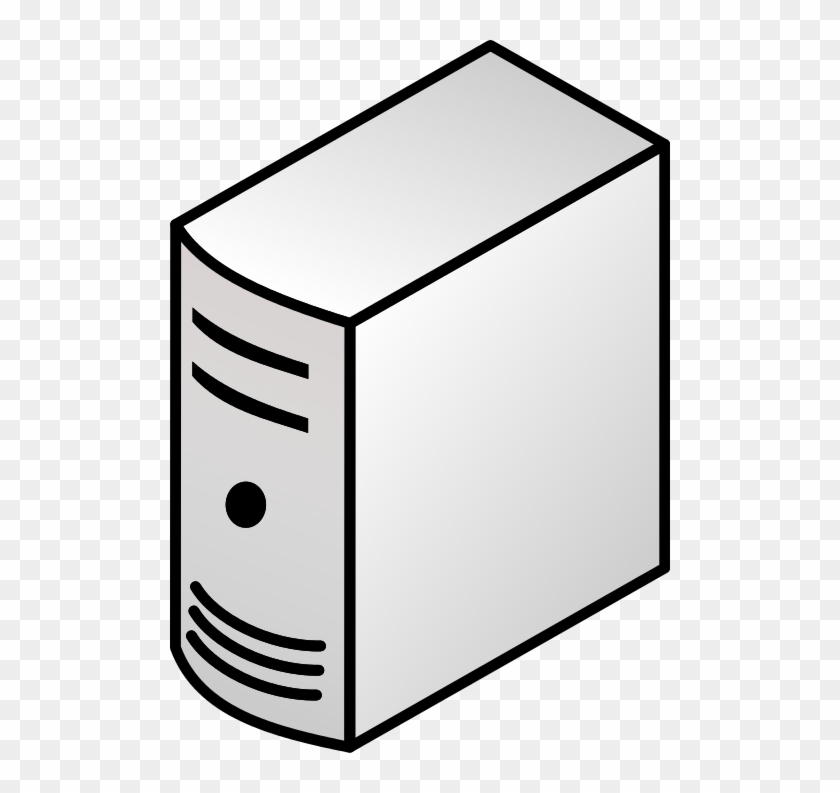 Server Clipart Server Pc - Server Drawing Png #1370938