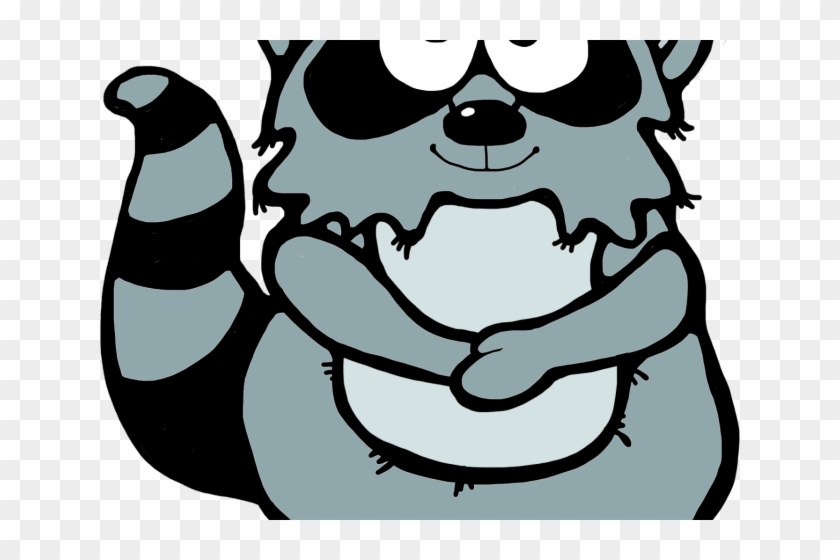 Racoon Clipart Whimsical - Raccoon Clipart Kissing Hand Raccoon #1370961