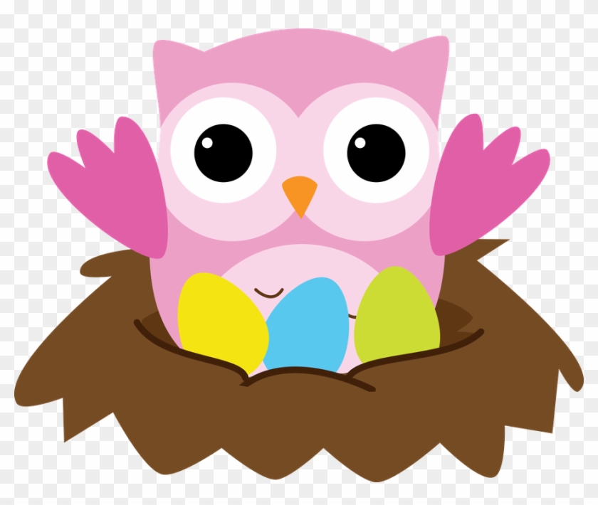 Minus Easter Clip Art, Owl Birthday Parties, Whimsical - Owl Birthday Clip Art #1370971