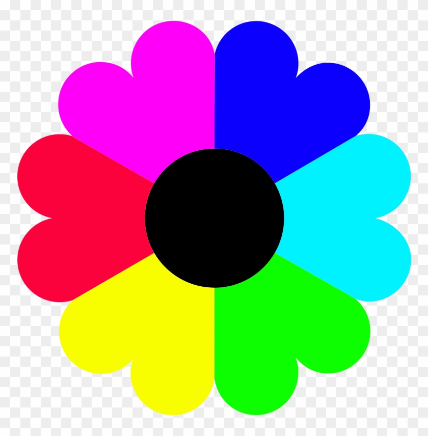 Color Drawing Petal Computer Icons - Flower Clip Art Colour #1371012
