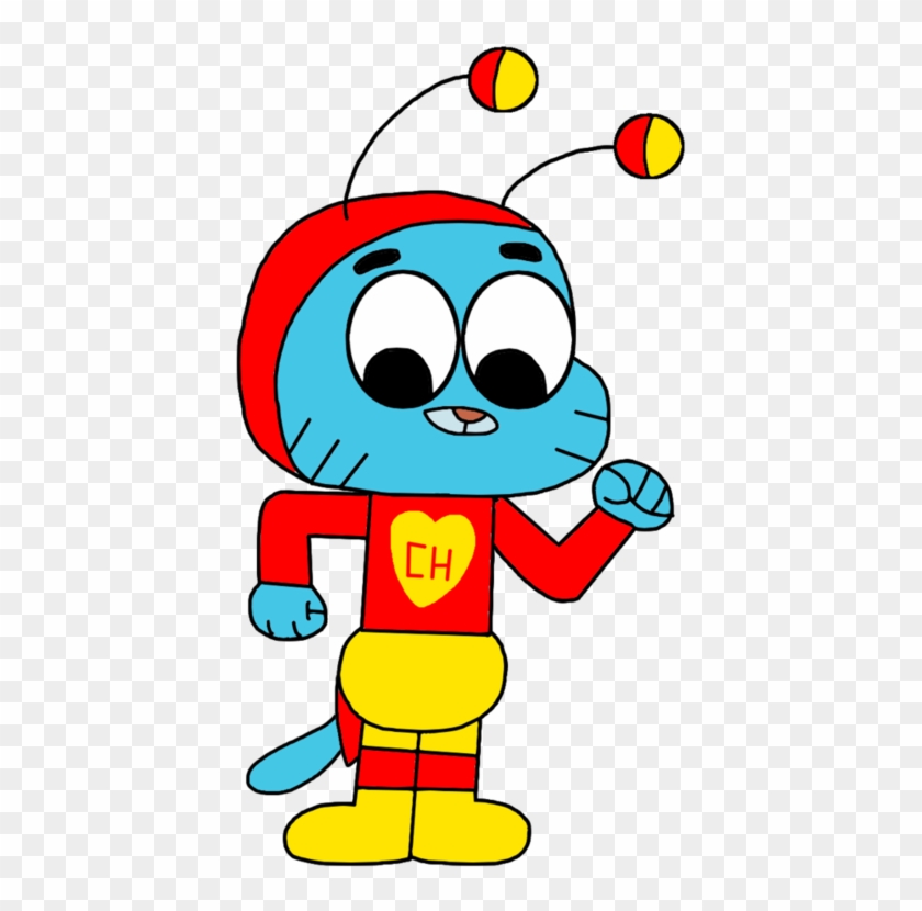 Gumball Watterson As El Chapulin Colorado By - El Chapulín Colorado #1371086