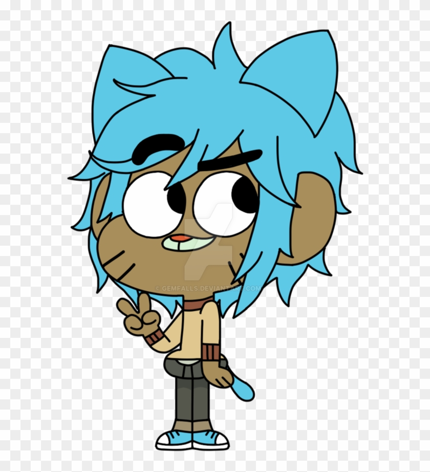 The Amazing World Of Gumball Gumball As A Girl For - Amazing World...
