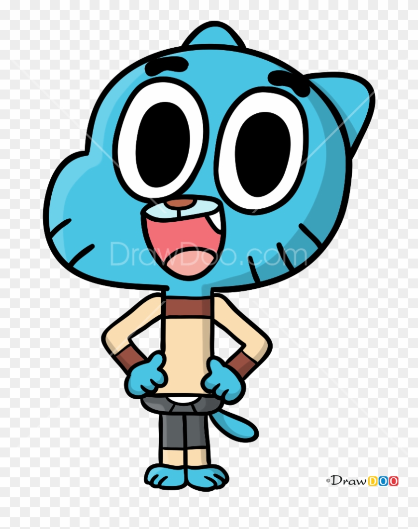 How To Draw Gumball Watterson Gumball Png Lego Gumball - Logan Grove And Jacob Hopkins #1371108