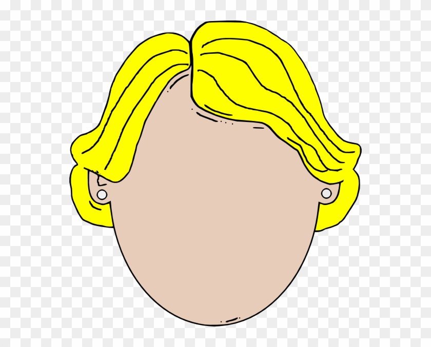 Blank Face Girl Cartoon Svg File - Blank Face Girl Cartoon Svg File #1371214