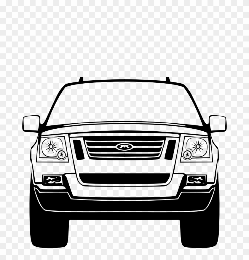 Car Silhouette Front Png #1371330