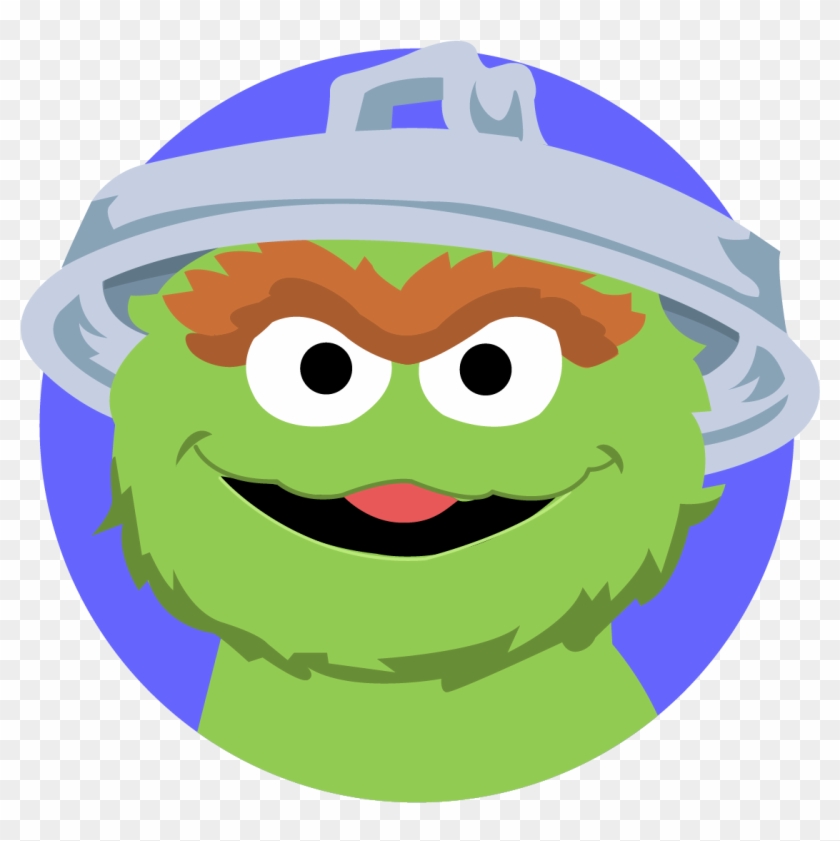 Painting Clipart Child Painting - Oscar The Grouch Circle #1371368