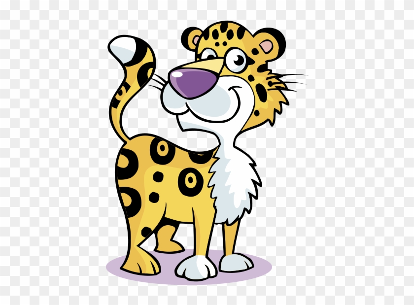 Cute Cheetah Clipart - Leopard #1371563