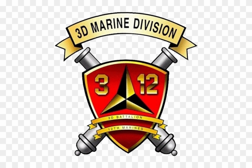 3/12 Insignia - 3rd Battalion 12th Marines Okinawa #1371707