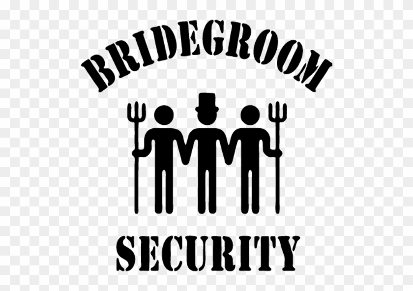 Bridesgroom Security - Bachelor Security (stag Night / Blue) Mousepad #1371740