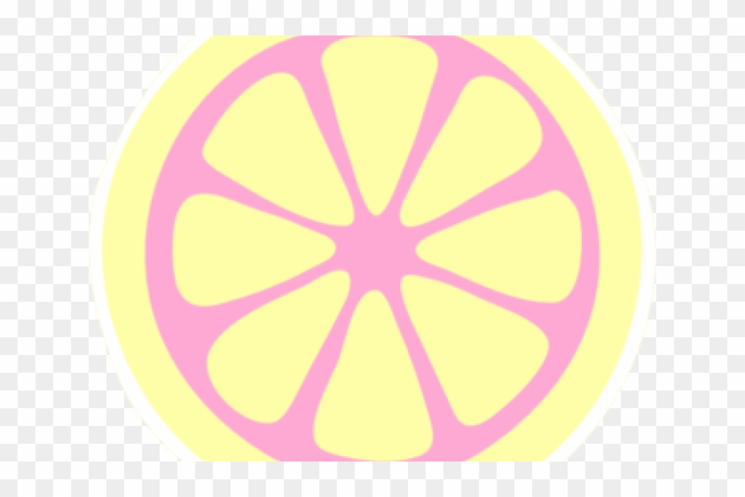 Lemon Clipart Pink Lemon - Circle #1371758