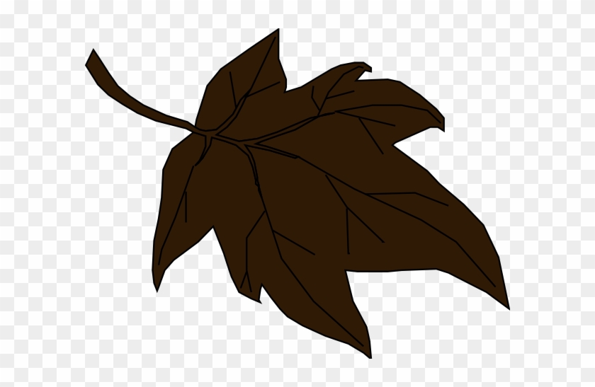 Dark Brown Autumn Leaf Svg Clip Arts 600 X 467 Px - Dark Brown Autumn Leaf Svg Clip Arts 600 X 467 Px #1371957