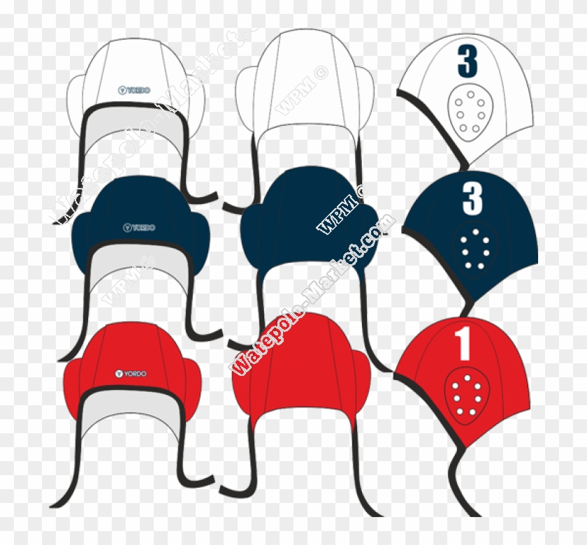 Cap Clipart Water Polo - Waterpolo Cap Png #1372027