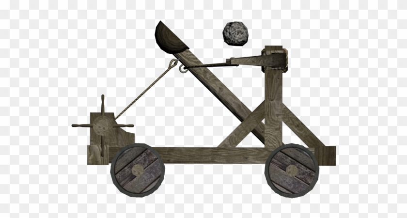 Trebuchet Clip Art - Catapult Clipart Png #1372059