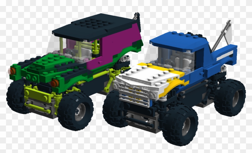 Monster Jam Grave Digger Png - Lego Monster Truck Ideas #1372179