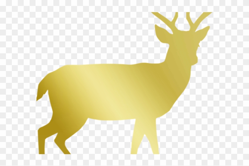 Reindeer Antlers Clipart - Deer Black #1372204