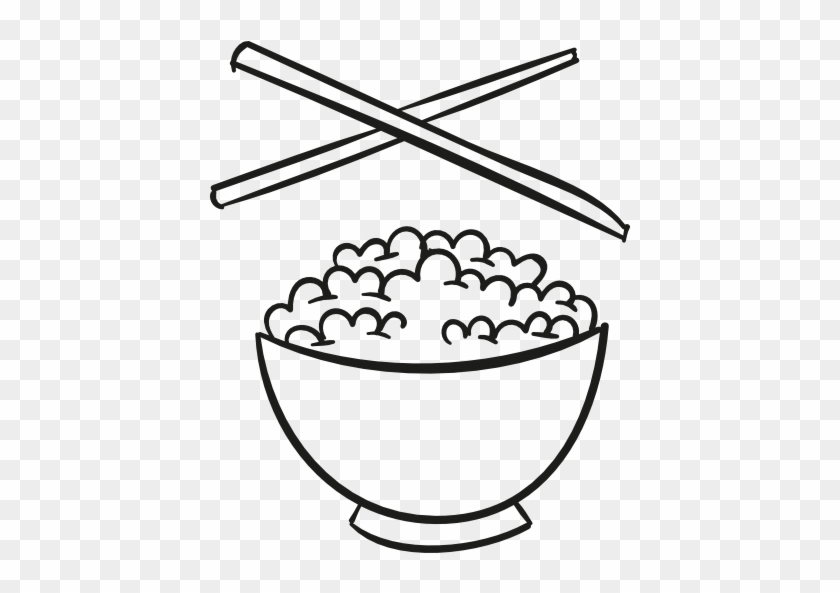 Clip Art Freeuse Download Cilpart Winsome Bowls Chopstick - Dibujo De Comida China #1372271