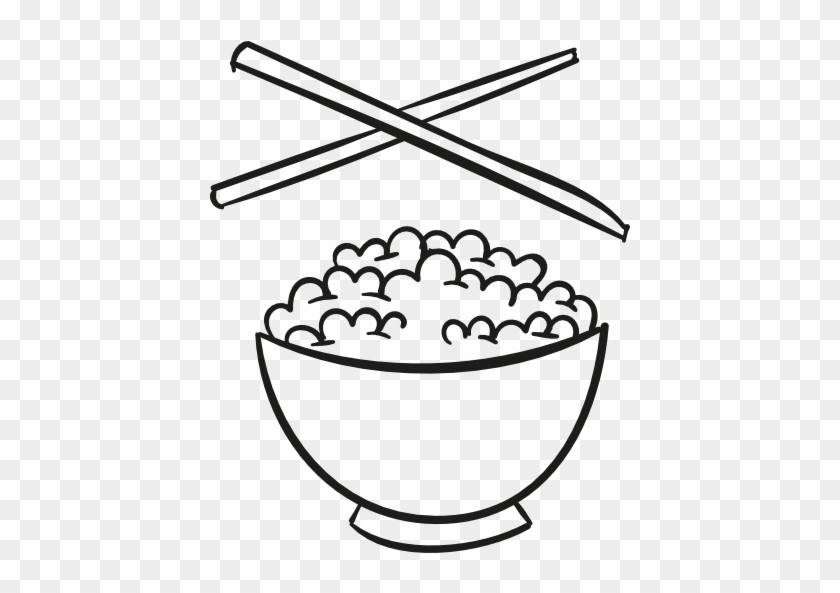 Clip Art Freeuse Download Cilpart Winsome Bowls Chopstick - Dibujo De Comida  China - Free Transparent PNG Clipart Images Download