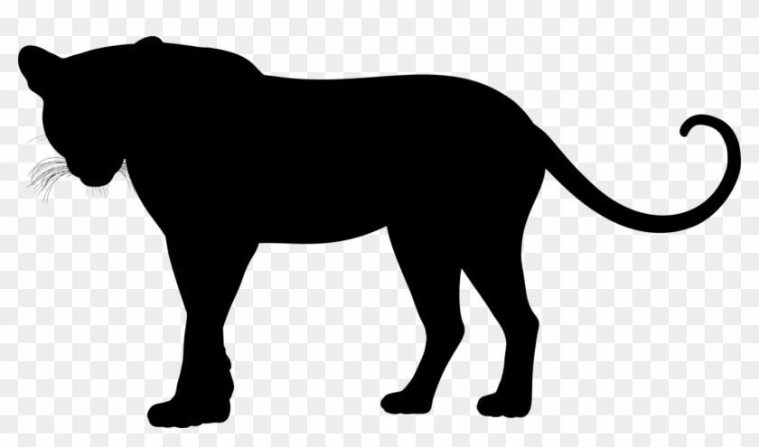 Leopard Felidae Cheetah Black Panther Jaguar - Leopard Silhouette #1372325