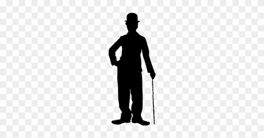 Charlie Chaplin Png - Charlie Chaplin Silhouette Png #1372479
