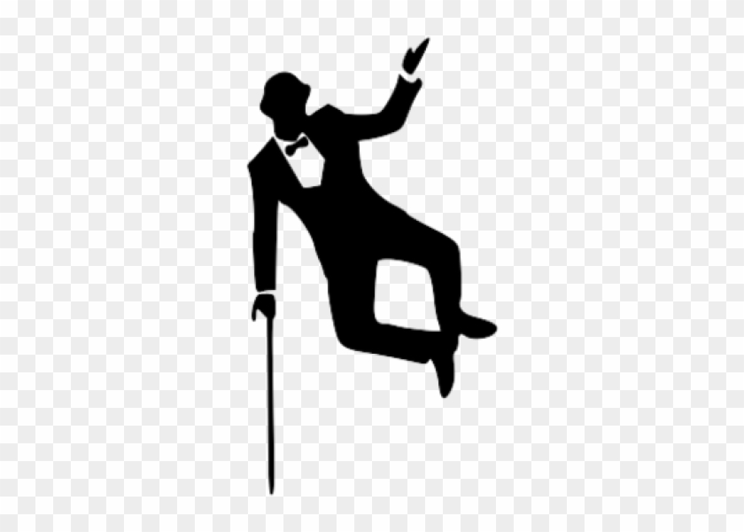 Charlie Chaplin Png, Download Png Image With Transparent - Silhouette Of Guy Dancing #1372483