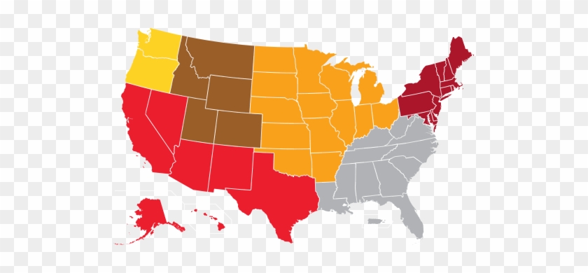 Regional Flavor Map - Brk Brands Co5120bn Hardwire Carbon Monoxide Alarm #1372554