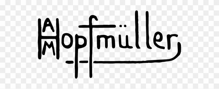 1920s Hopfmuller Signature - Cross #1372562