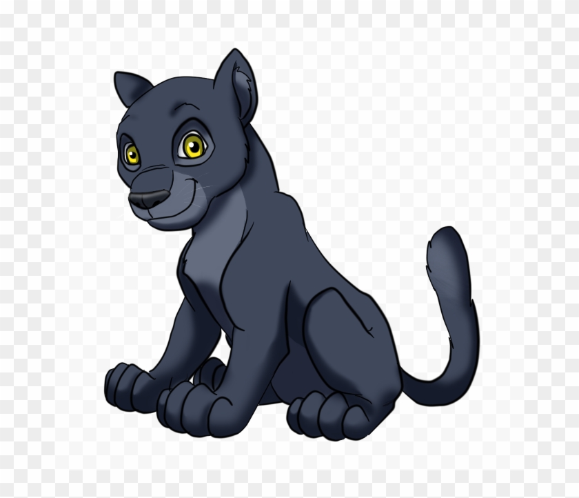 Little Panther Clipart Black Panther Black Cat Whiskers - Clipart Cute Panther #1372577