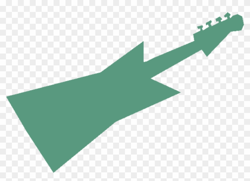 Guitar Rock Pedestrian Angle H&m - Clip Art #1372682
