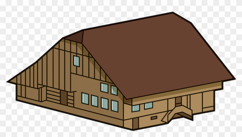 Farmhouse Clipart Rural Area - House #1372712
