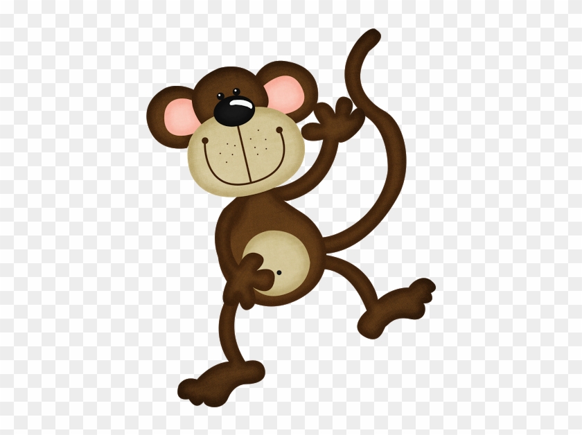 Monkey Monkey Illustration, Jungle Art, Clipart, Monkeys, - Cartoon #1372721