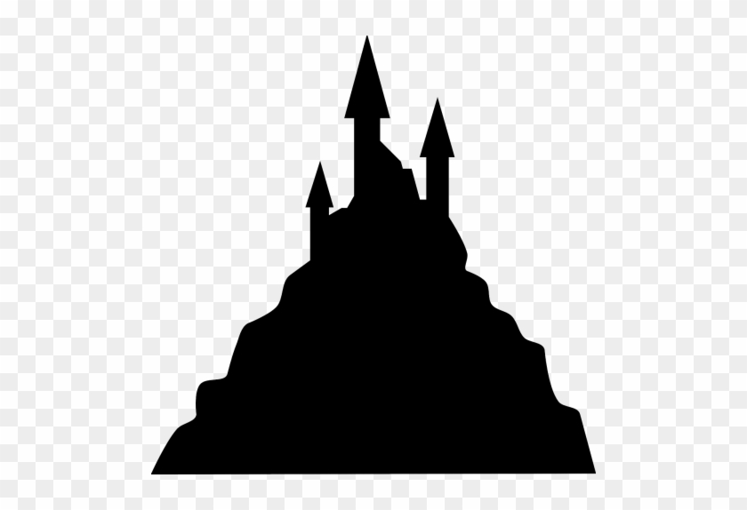 Vector - Scary Castle Silhouette #1372769