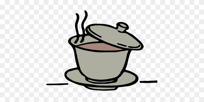 Teacup Lid Saucer - Hot Tea Clip Art #1372886