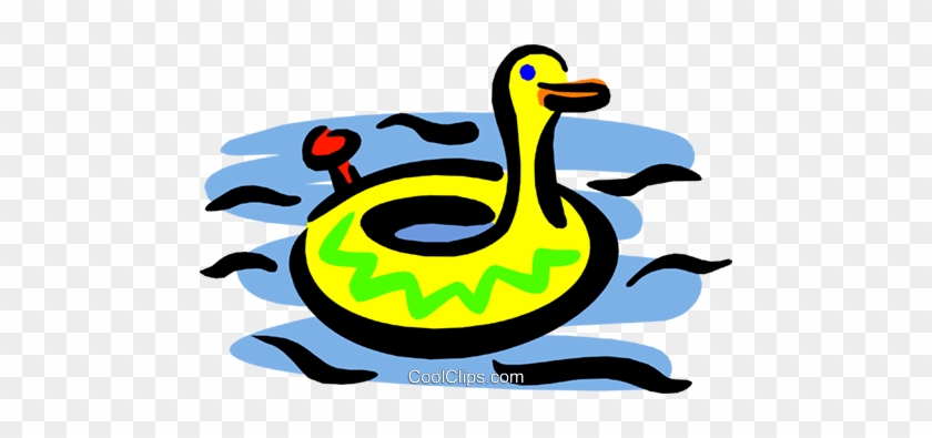 Rubber Duck Royalty Free Vector Clip Art Illustration - Unlike Sentence #1372926