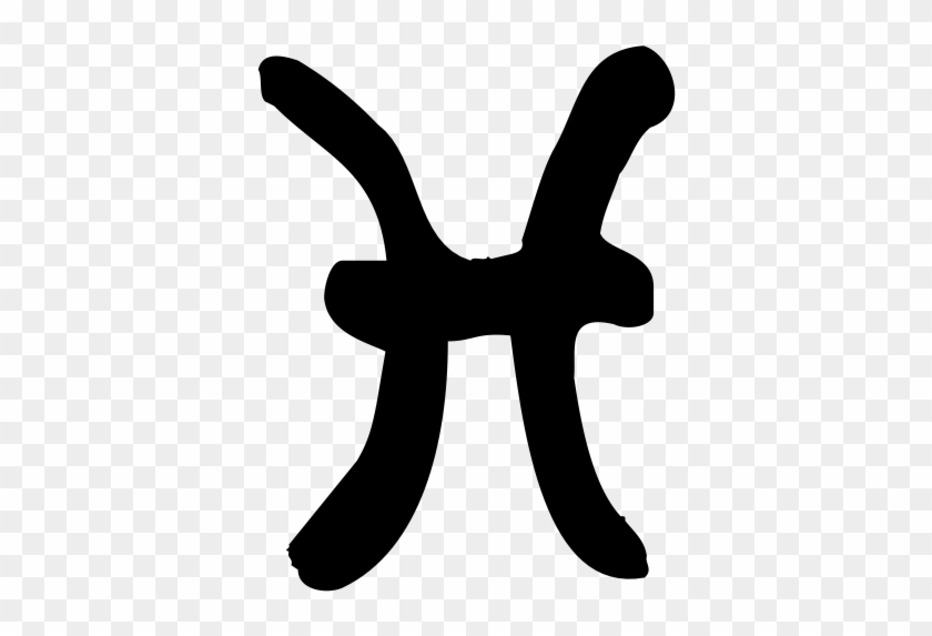 Pisces, Pisces Sign, Pisces Symbol Icon - Poisson Signe Astrologique Tatouage #1372936
