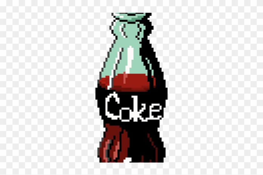 Soda Clipart Pixel Art - Coke Bottle Pixel Art #1373032