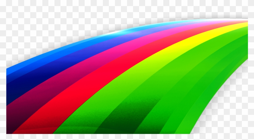 Ftestickers Clipart Road Path Lines Rainbow - Road #1373080