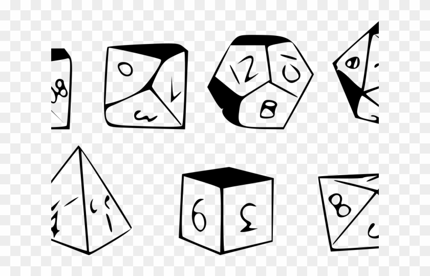 Dice Clipart Gaming - Dice Set Clip Art #1373178