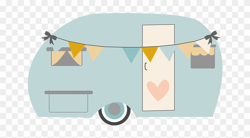 I Didn't Purchase My First Vintage Trailer In A Downpour - Caravan Clipart #1373183