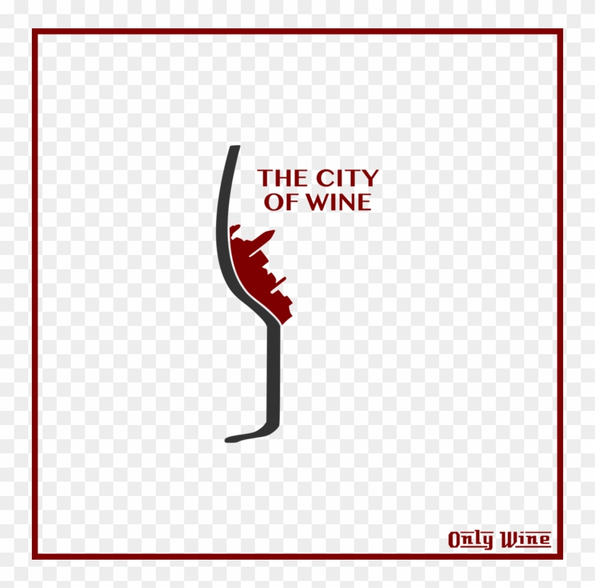 Wine Logo Brand Grape City - Clip Art #1373220
