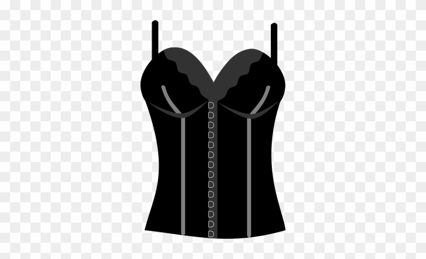 Dani Moraes - Black Lingerie Clip Art #1373229