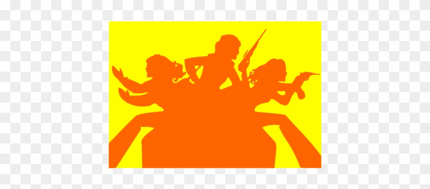 Charlie S Angels - Charlie's Angels Silhouette Logo #1373296