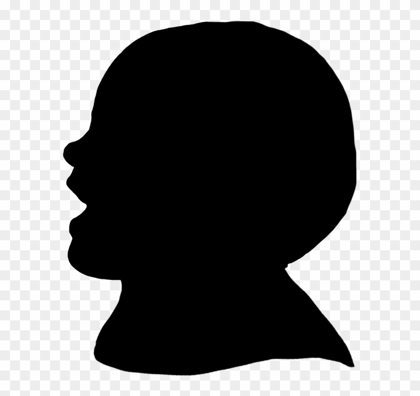 Face Profile Clipart - Silhouette #1373306