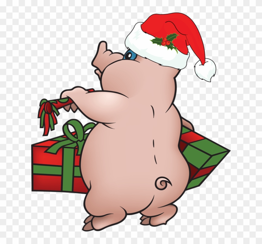 Pig - Pig Christmas Clipart #1373366