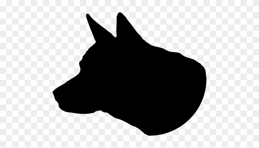 Banner Black And White Silhouette Clip Art At - Dog Silhouette #1373385